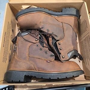 RED WING 2203‎ STEEL SAFETY TOE LEATHER WORK BOOTS Size 8 D
